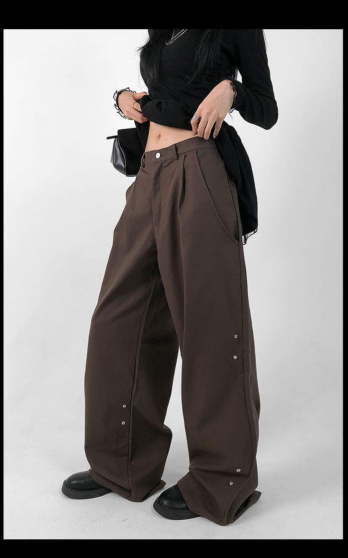 쇼링 스냅 세미 코튼 팬츠 - 4 COLOR