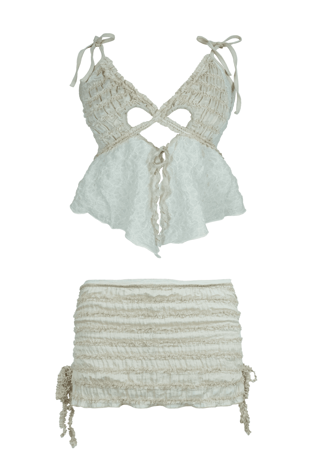 IVORY LOVE SKORT SET