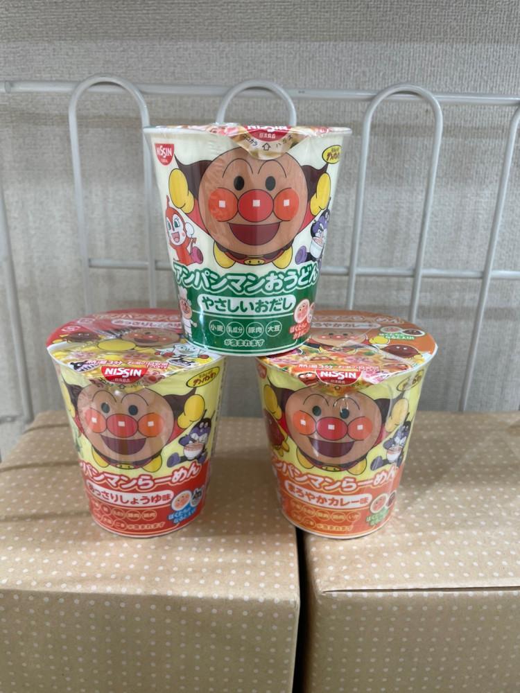 닛신 날아라 호빵맨 미니 컵라면 33g 3종