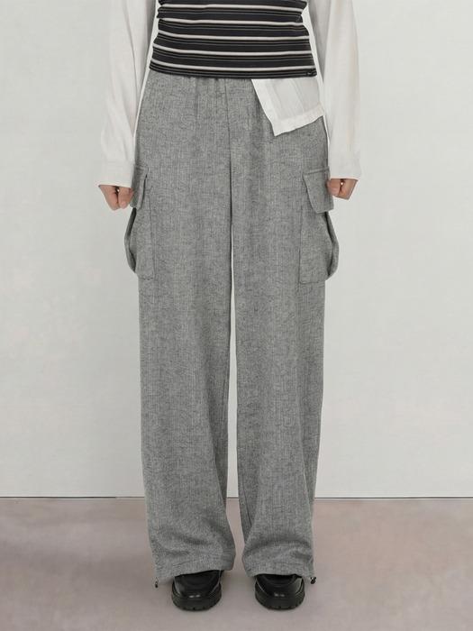 ESSENTIAL CARGO PANTS GRAY
