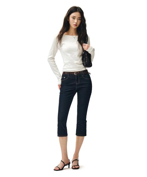 Low Rise Capri Jeans DCWPT023CPINDIGO