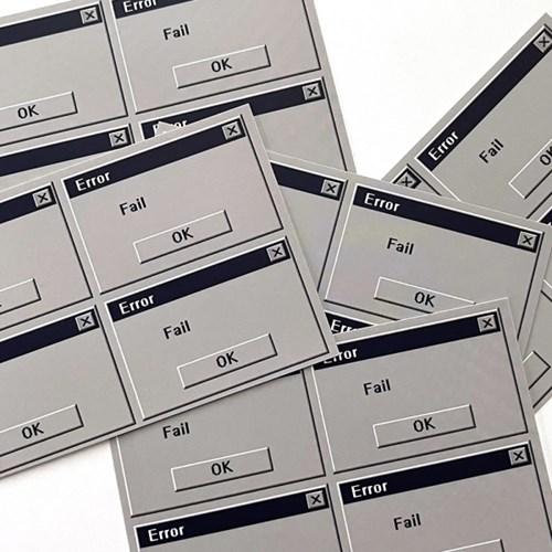 에러창 리무버블 씰스티커