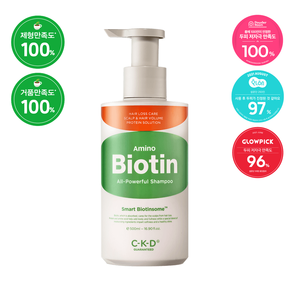 CKD 아미노 비오틴 올파워풀 샴푸 500ml