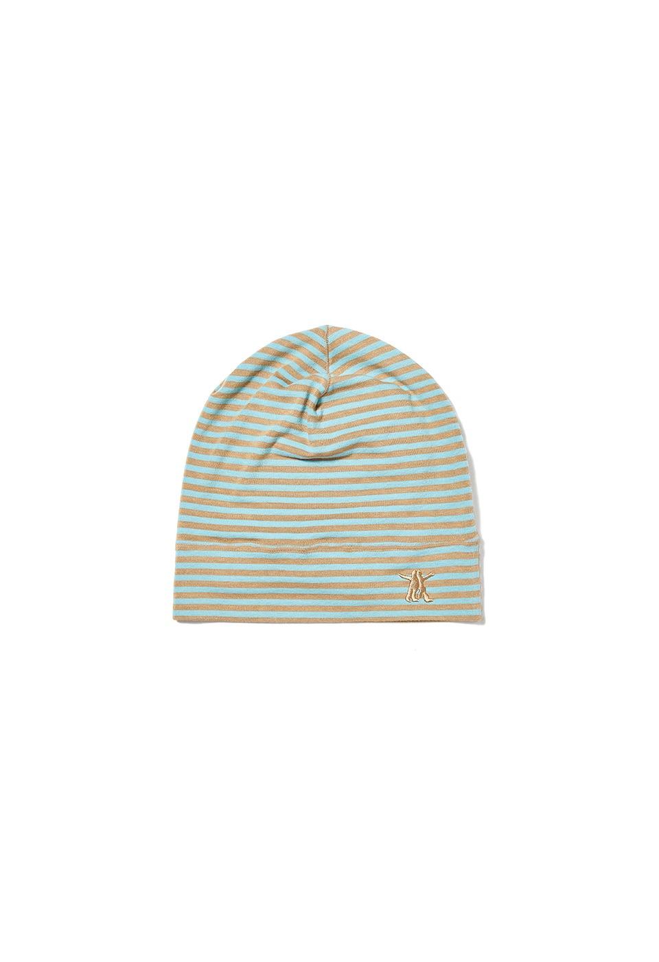 STRIPE JERSEY SLOUCHY BEANIE, MINT
