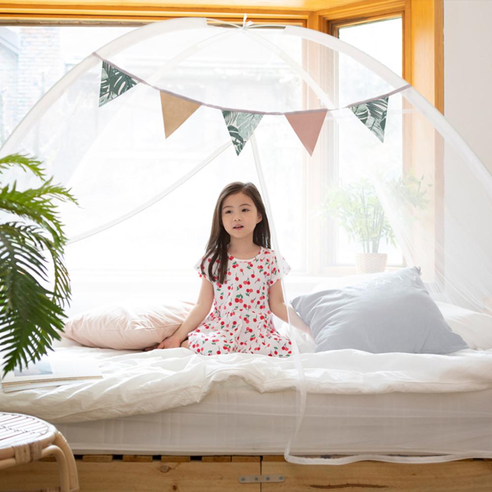 다샵 1초완성 아기 침대 사각 원터치모기장 텐트