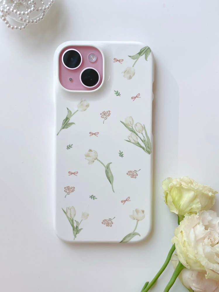 쉬폰튤립 하드 케이스 (그리너리) 아이폰 15