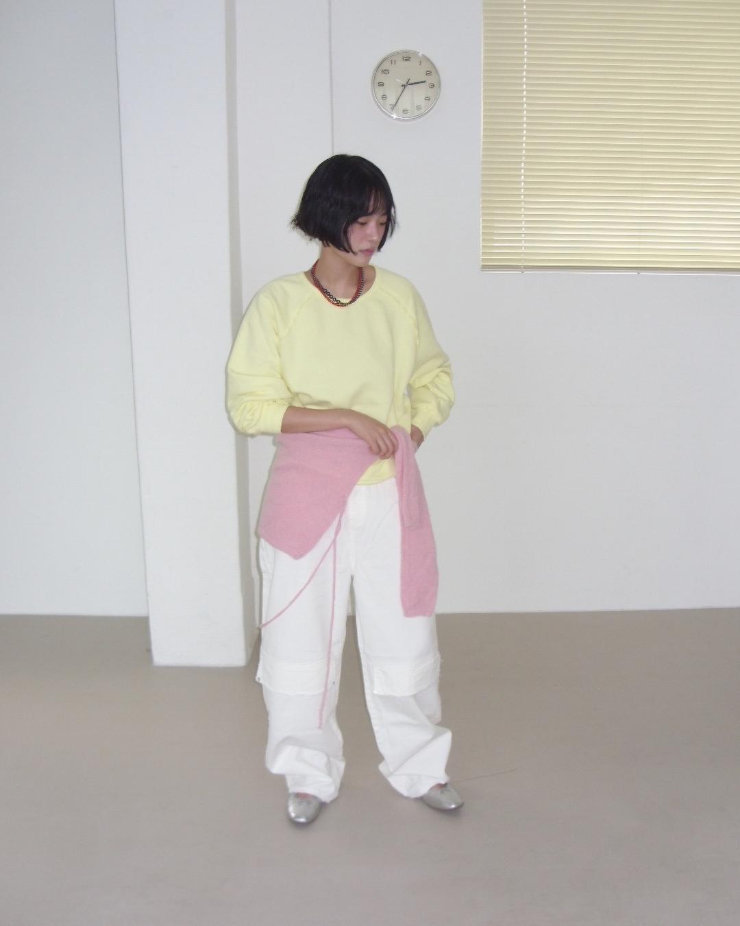 이알알 [14시 이전 당일 출고] raglan sweatshirt_lemon