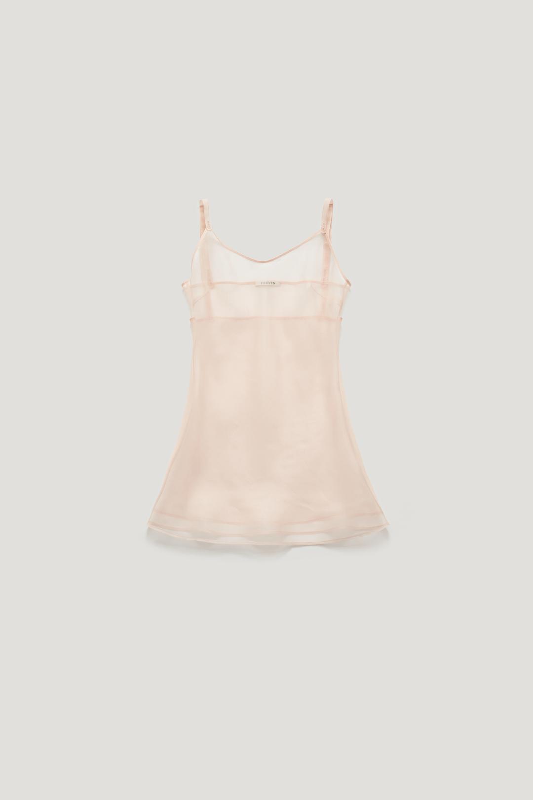 SILK MIDI SLIP_PEACH FUZZ / ₩174,000