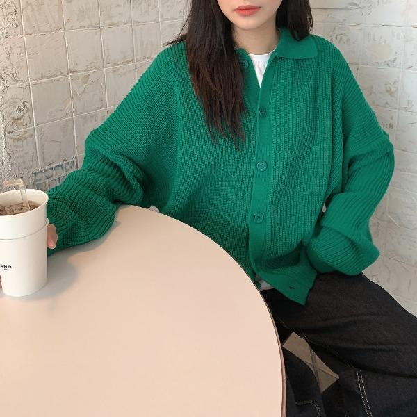 리즈비커밍 커토 워머 카라 가디건(4colors!)