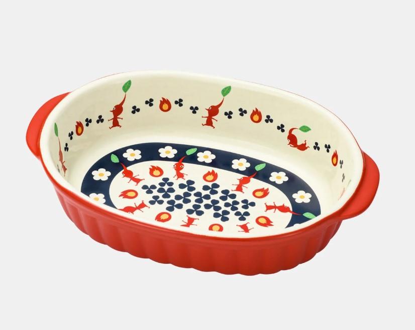 일본 닌텐도 스토어 피크민 내열 오븐 접시