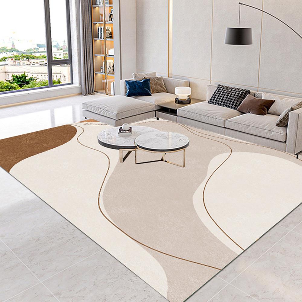 북유럽 워셔블 먼지없는 예쁜 러그 물세탁 매트 멍석 모던 거실 식탁 빈티지 단모 카페트