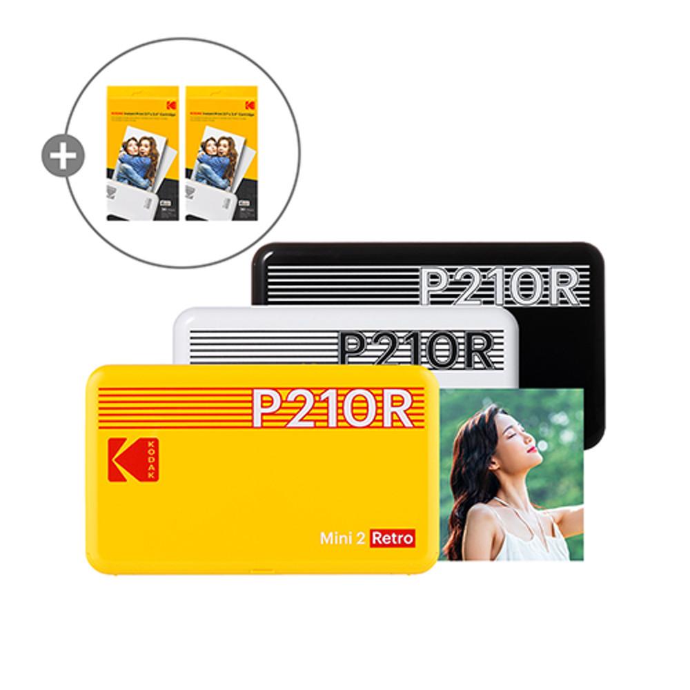 코닥 미니 2 레트로 포토프린터 사진인화기+카트리지 68매 번들