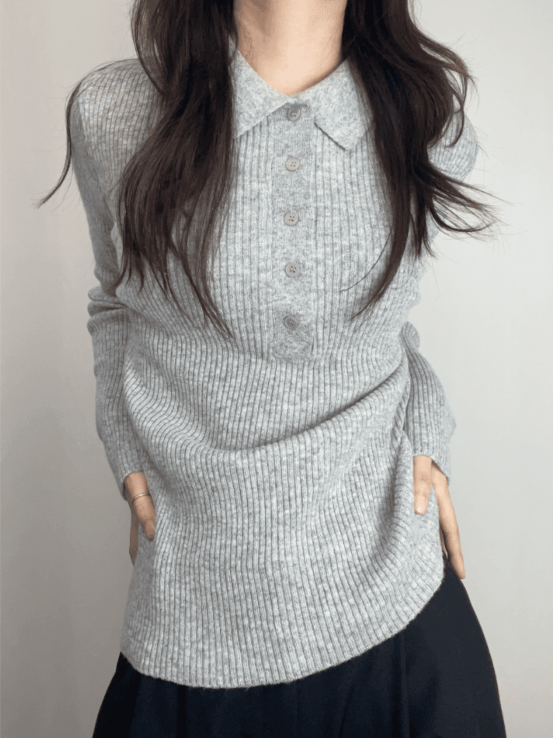 soft collar knit (3colors)