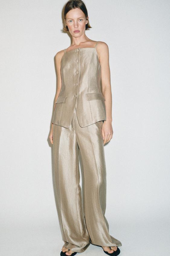 FITTED BUSTIER WAISTCOAT SET