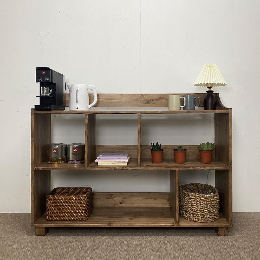 45팩토리 파보[long width cabinet] 원목 긴 가로 선반장 & 수납장 빈티지,엔틱,레트로