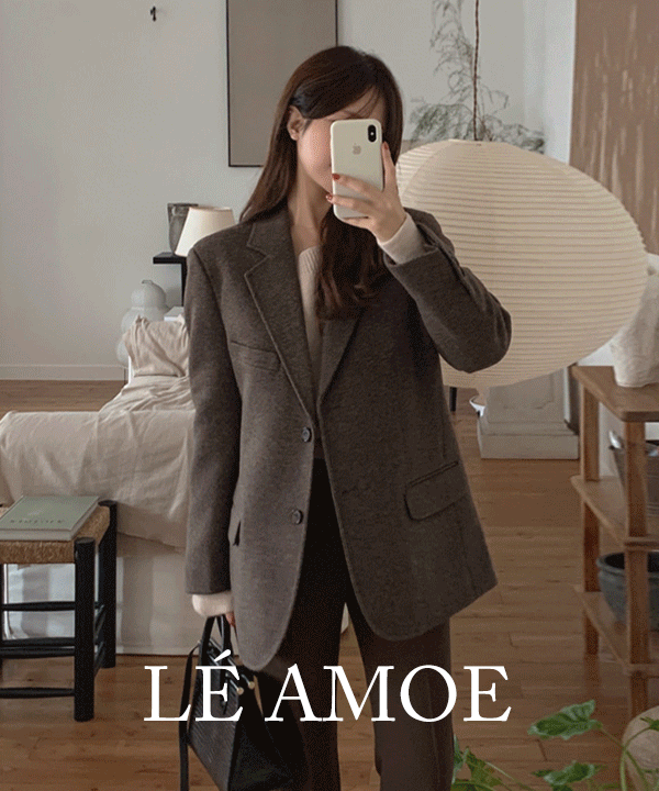 에브리모닝 [라스트할인30%][후기극찬👏🏻/하객룩][MADE] 스테디 싱글 울 자켓