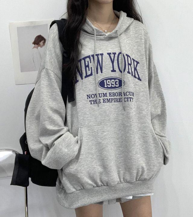 [오버핏!] 뉴욕 시티 1993 후드티 (3color)