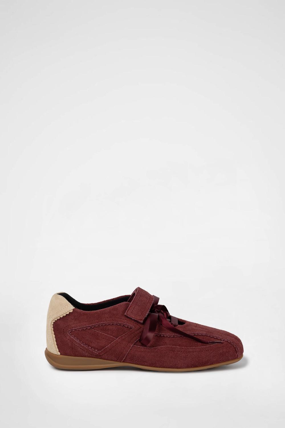 PINKING MARY JANE SNEAKERS / WINE