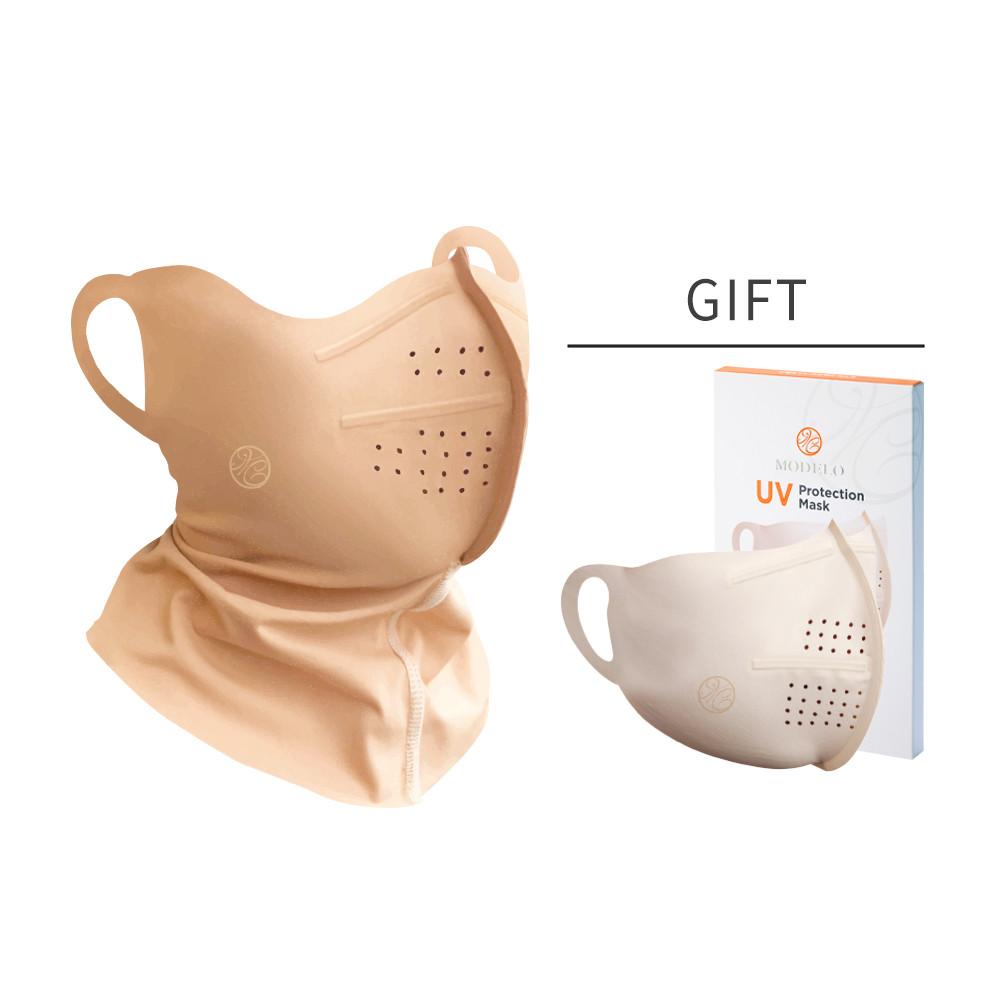 [1+1][피부과 개발] 자외선차단 마스크 운동 골프 스키 등산 / 롱넥