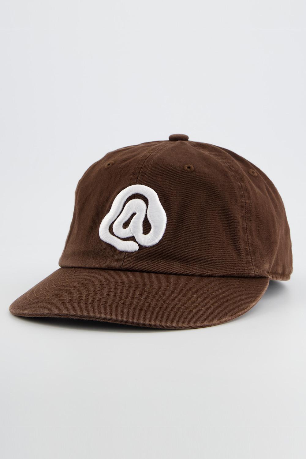 A Symbol Logo Washing Cap Brown