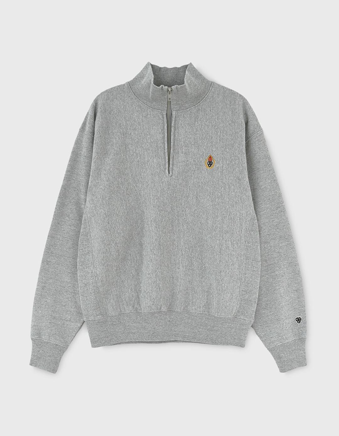 CREST 221 REVERSE HALF-ZIP / M.Grey(5%)