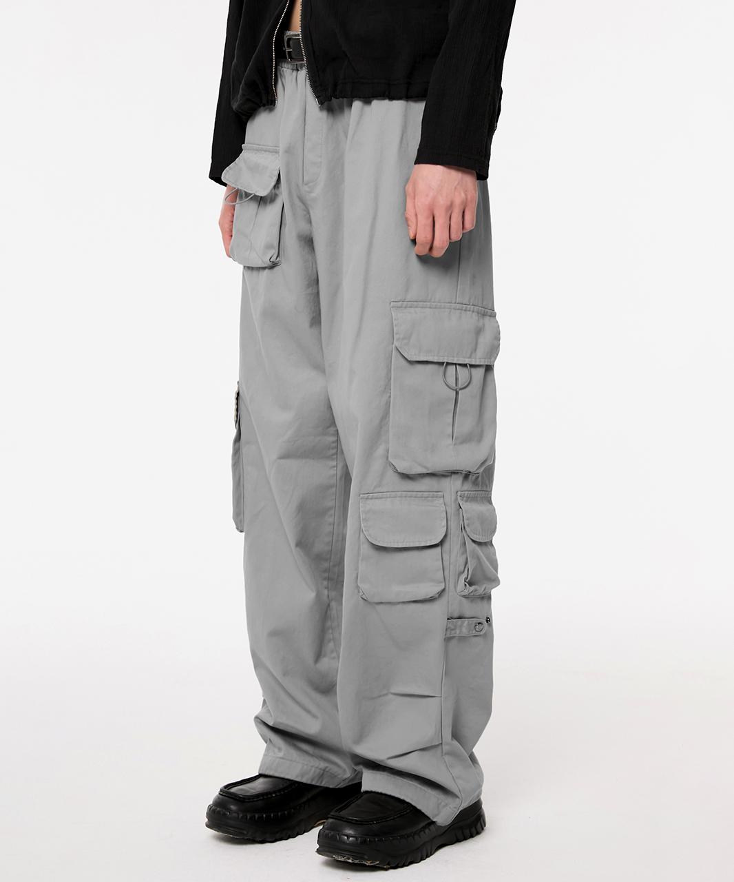 E95 Parachute 5.cargo Pants (FL-229_Gray)