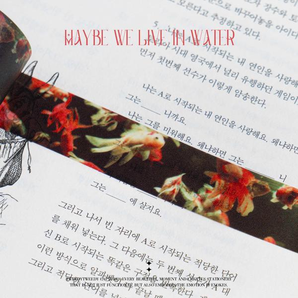 MAYBE WE LIVE IN WATER (마스킹테이프 20mmx10M)