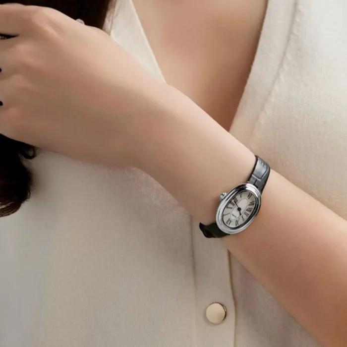 [7차 리오더] 어썸 오벌 시계 블랙 솔리드 (리뉴얼)