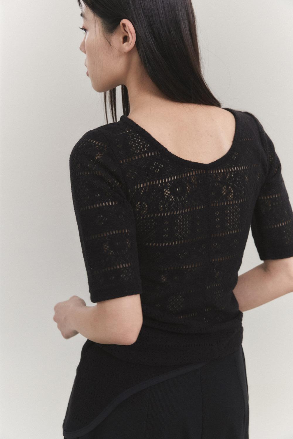 REVERSIBLE CROCHET KNIT (3color)