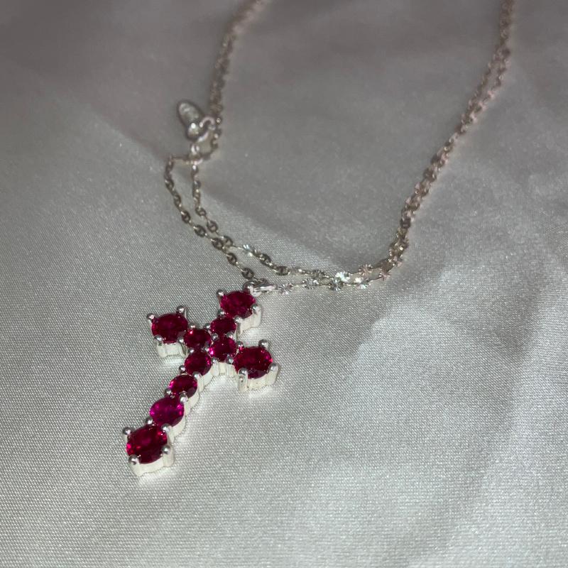 tutu cross necklace