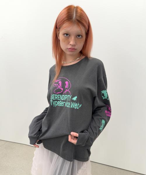 Pigment Peep Top [Charcoal]