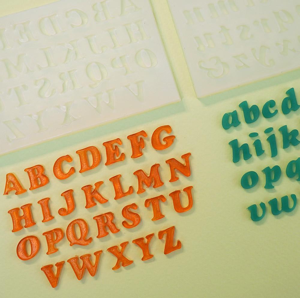 스몰 알파벳, 숫자 몰드 / 레진아트 실리콘 몰드