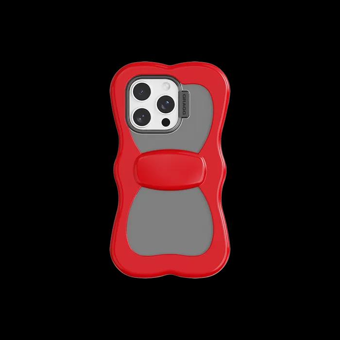 LAYERED RIBBON CASE - RED