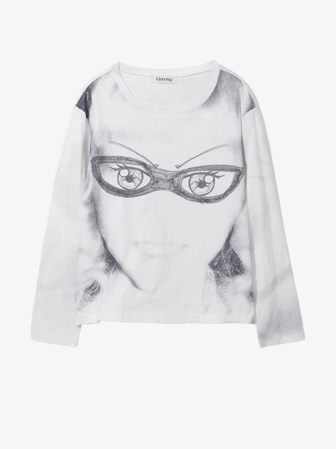 Villain Long Sleeve tee_White