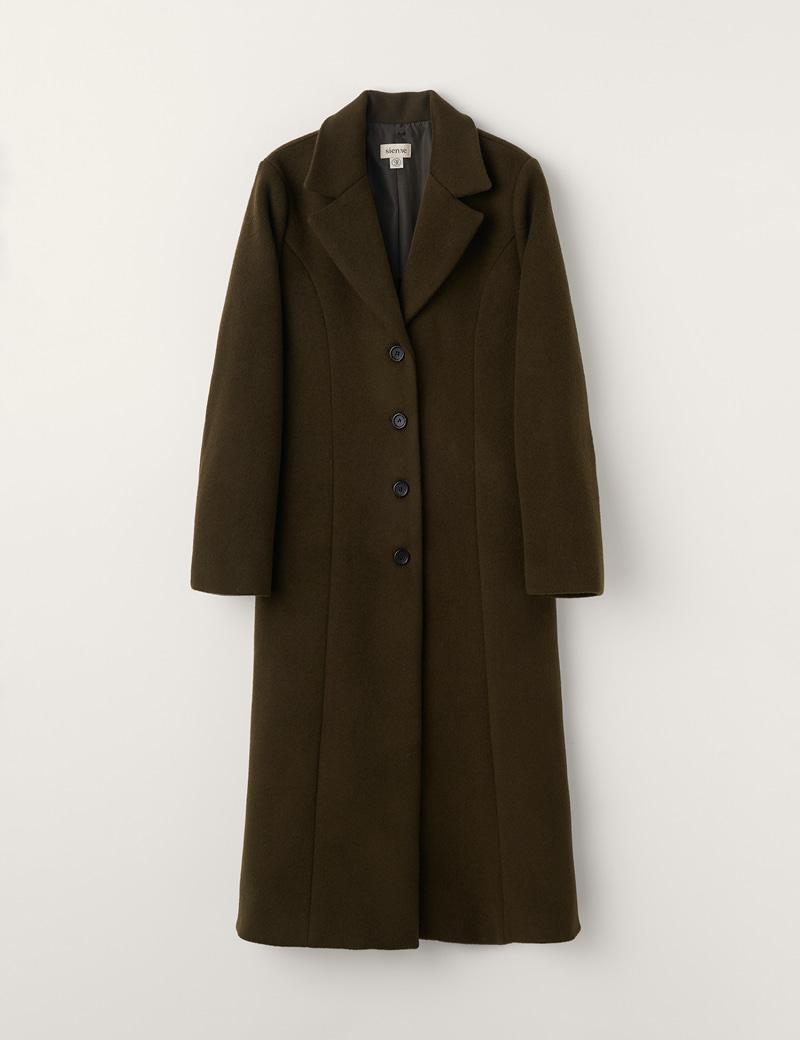 Cashmere Single Coat (Khaki Brown)
