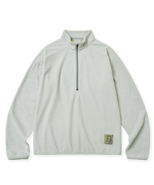 ALPINUM HALF ZIP FLEECE - ASH