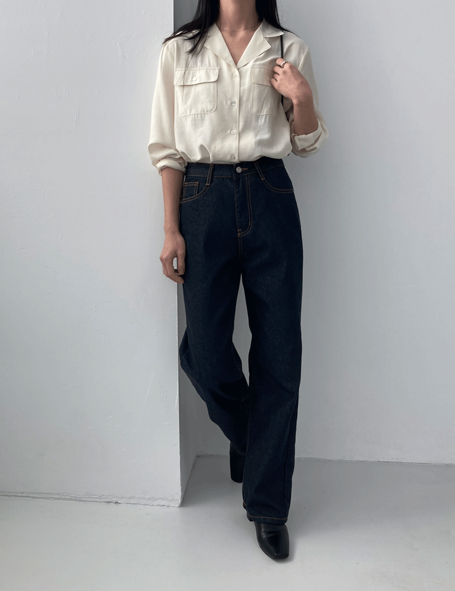 non fade denim pants