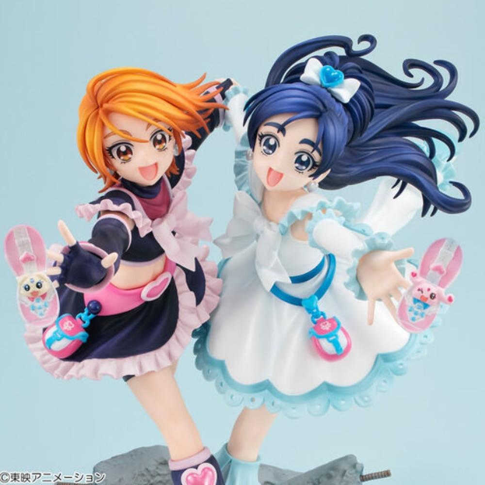 [25년2월입고] 빛의 전사 프리큐어 메가하우스 Lucrea 큐어 블랙&큐어 화이트 (메가토레샵한정)