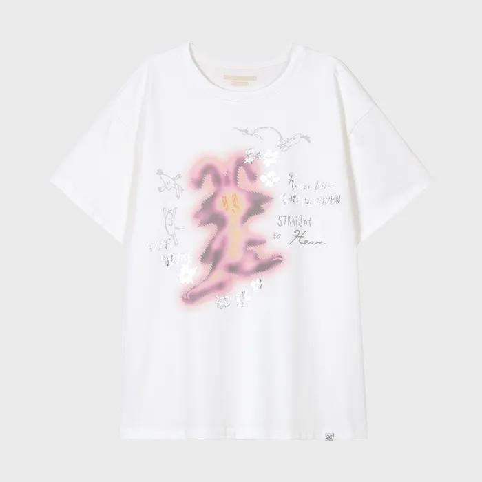 [3차] Run Rabbit Top [White]