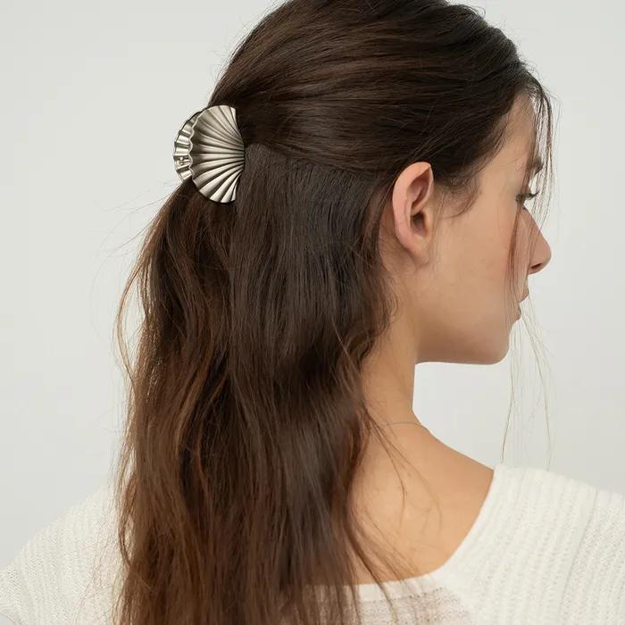 [선물포장]Mini shell metal hair claw clip, Maris_3 colors