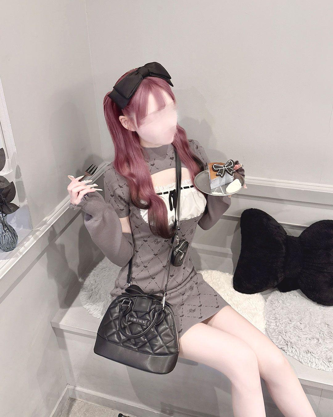 アームカバー付きMWモノグラムワンピース グレー | ファッション通販＆メディアMyColor ～マイカラー～