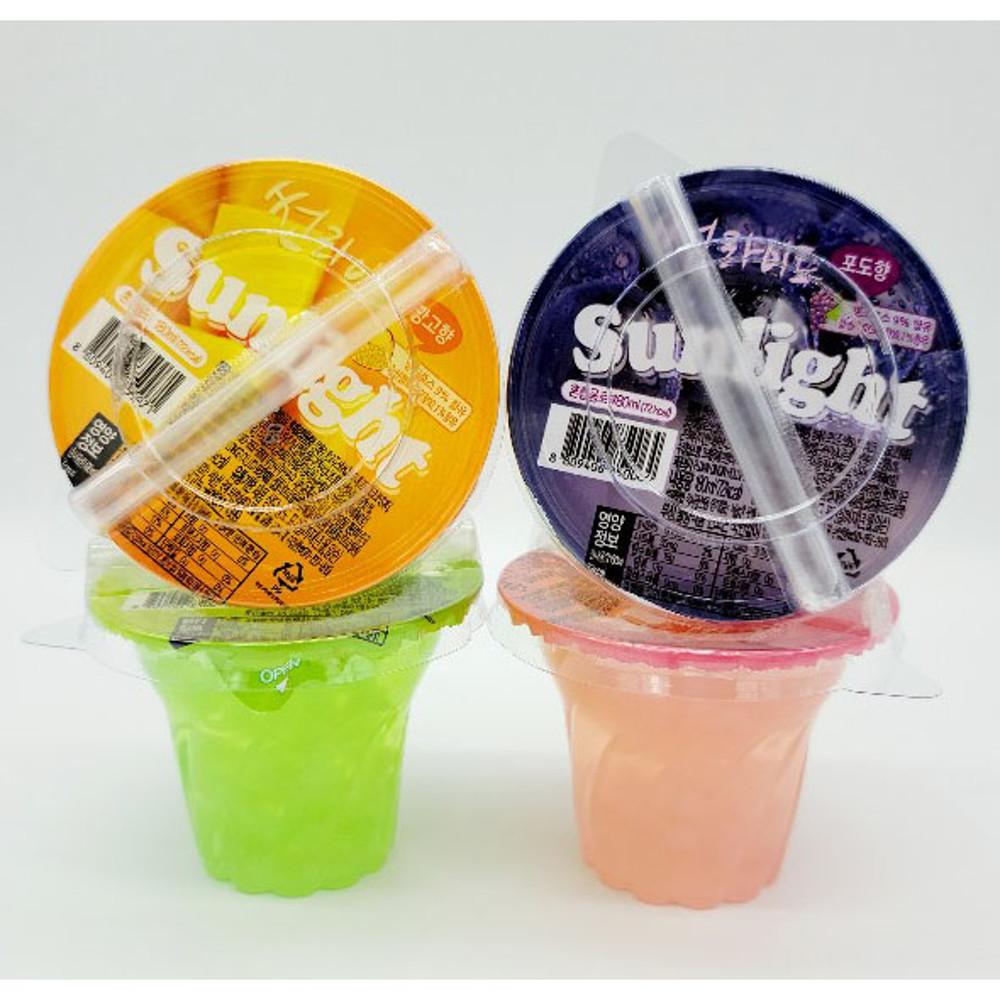 썬라이트 젤리 180ml 1개 푸딩 곤약젤리