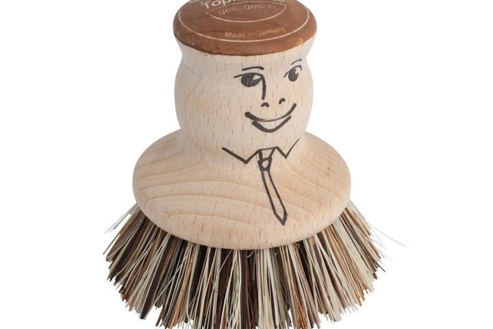 [해외]  팟 브러쉬 냄비용 스마일맨 8cm