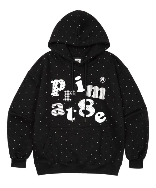 [NO기모] DOT LOOP 오버핏 땡땡이 후드 2 COLORS