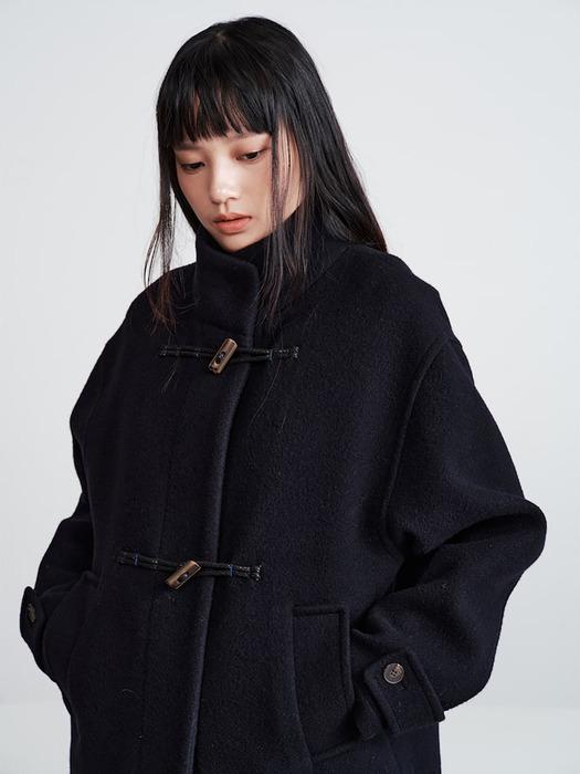 Boucle Duffle Midi Coat  Navy (KE5X30M10R)