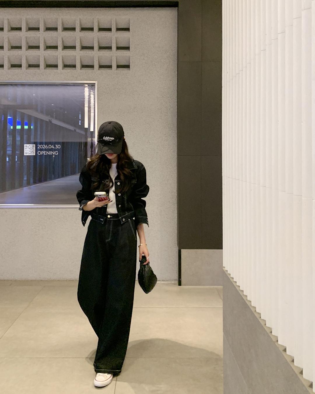 위크엔드 데님 투피스 SET