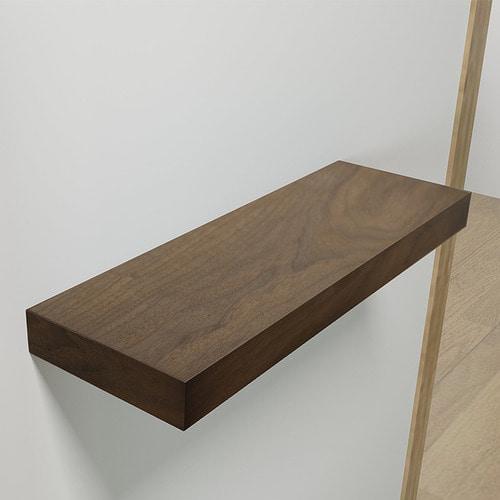 멜리사 무지주벽선반 월넛오픈