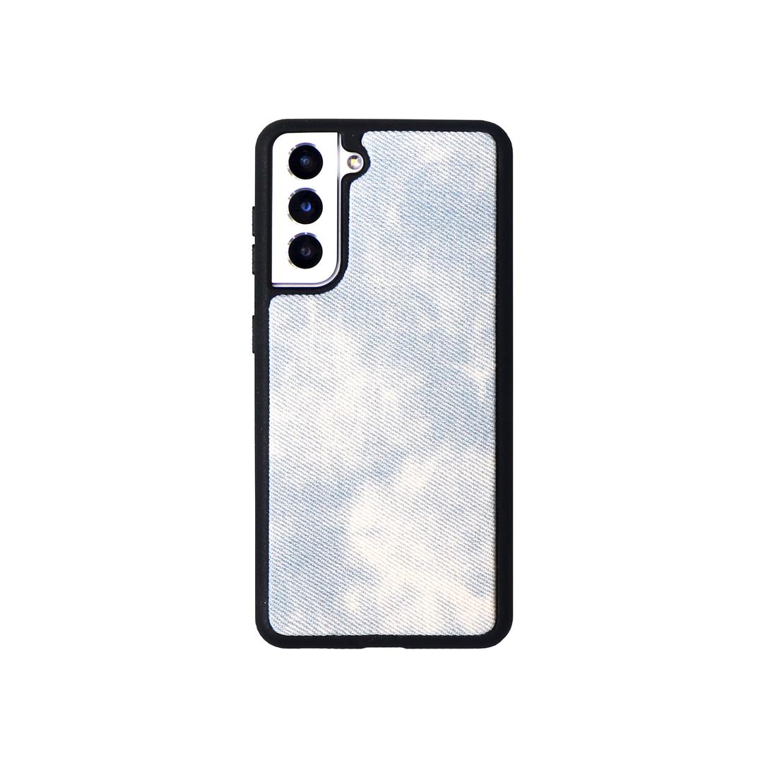 TEXTILE PHONE CASE [LIGHT BLUE]