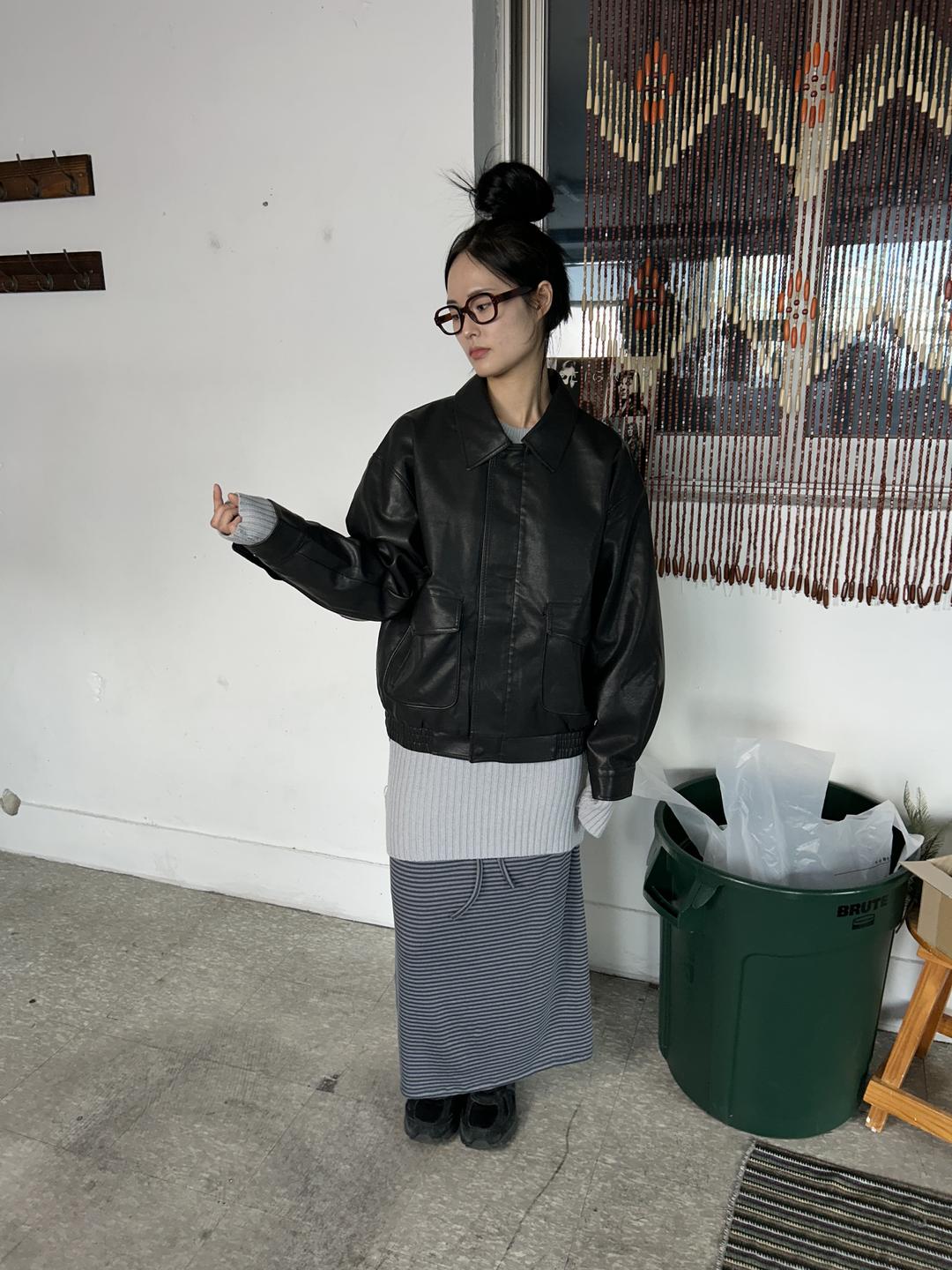 ember vintage leather blouson jp