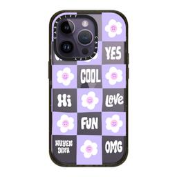 Pastel Flowers Checker by Huyen Dinh